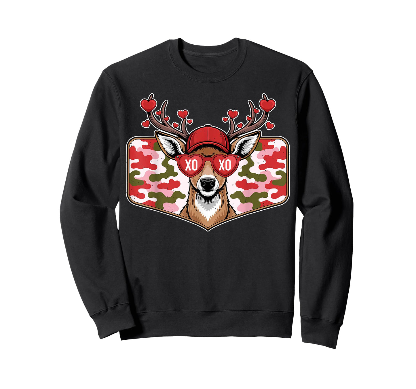 Valentine Buck XO for Boys Girls Men Women Valentines Day T-Shirt