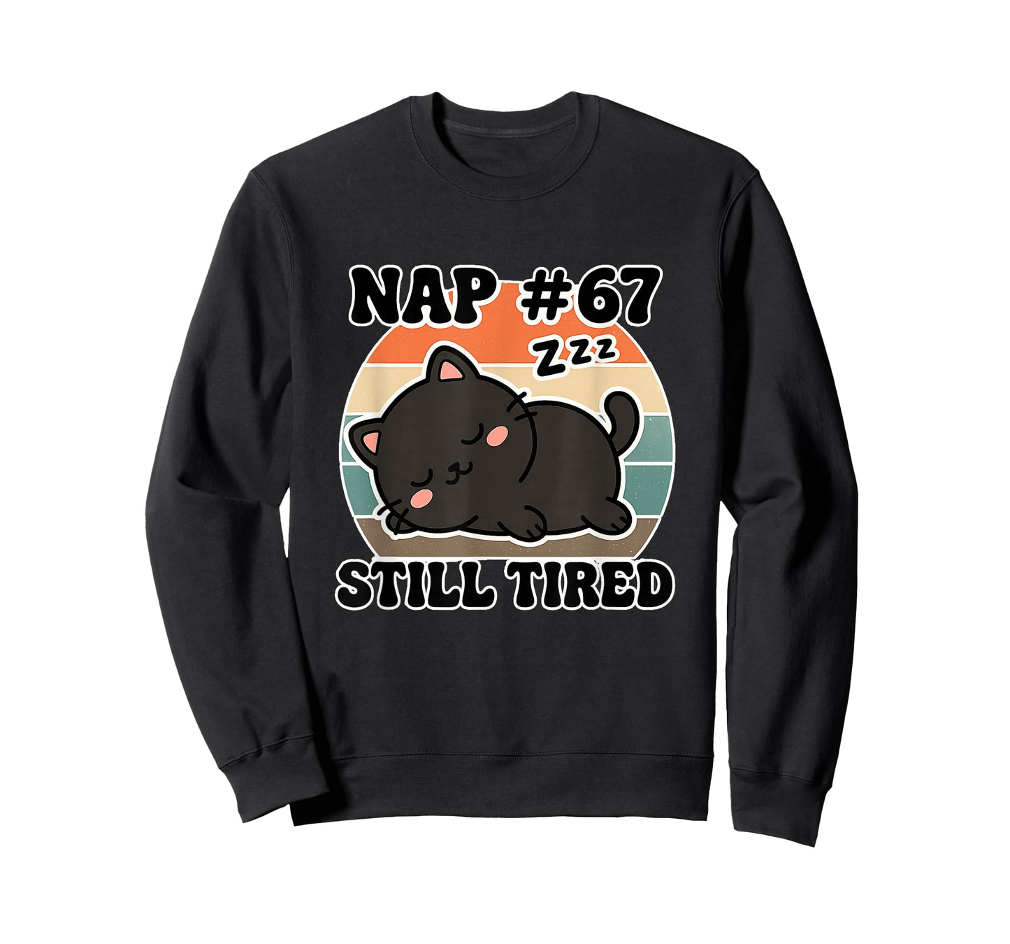 Kawaii Anime Cat NAP 67 Quote 6 7 Meme Graphic Tees T-Shirt