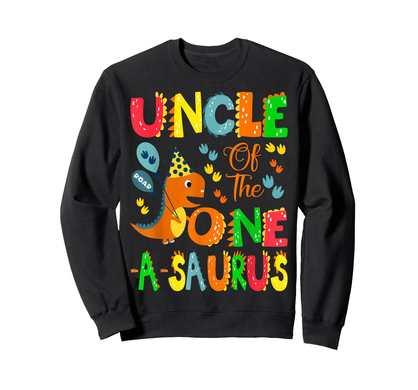 Uncle of The One-A-Saurus 1st Birthday Boy Dinosaur Lover T-Shirt