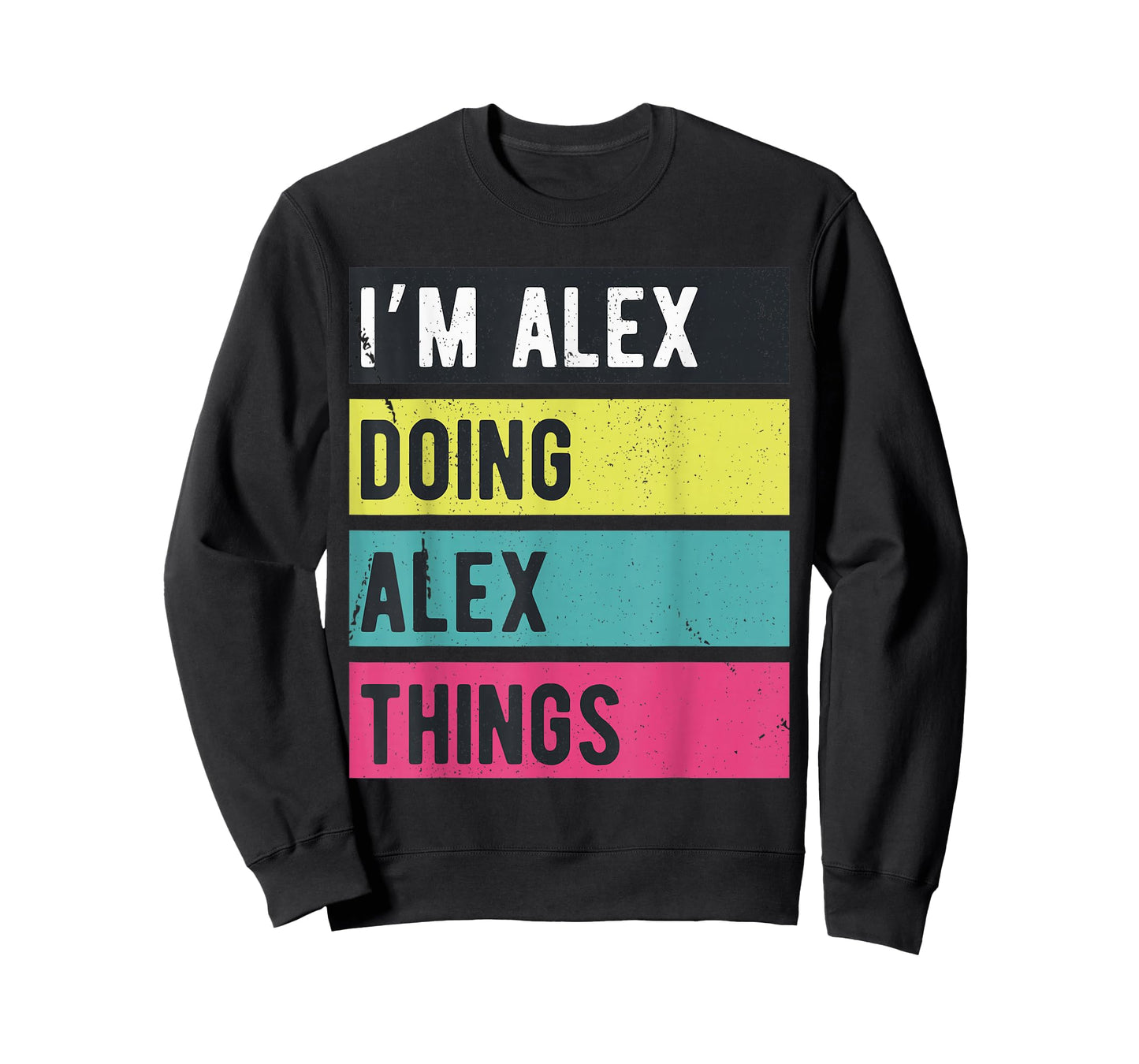 Doing Alex Things Funny Personalized Names Retro T-Shirt
