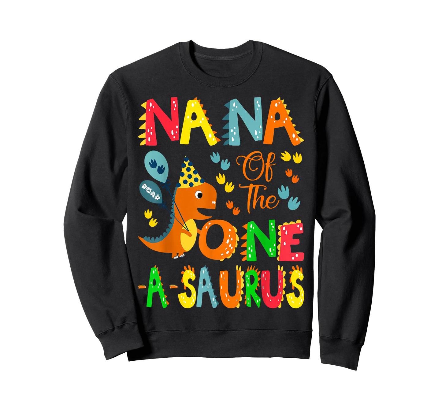 Nana of The One-A-Saurus 1st Birthday Boy Dinosaur Lover T-Shirt