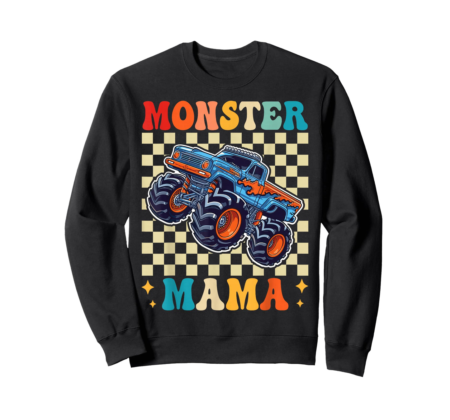 Monster Truck Mama Family Matching Monster Trucks Birthday T-Shirt