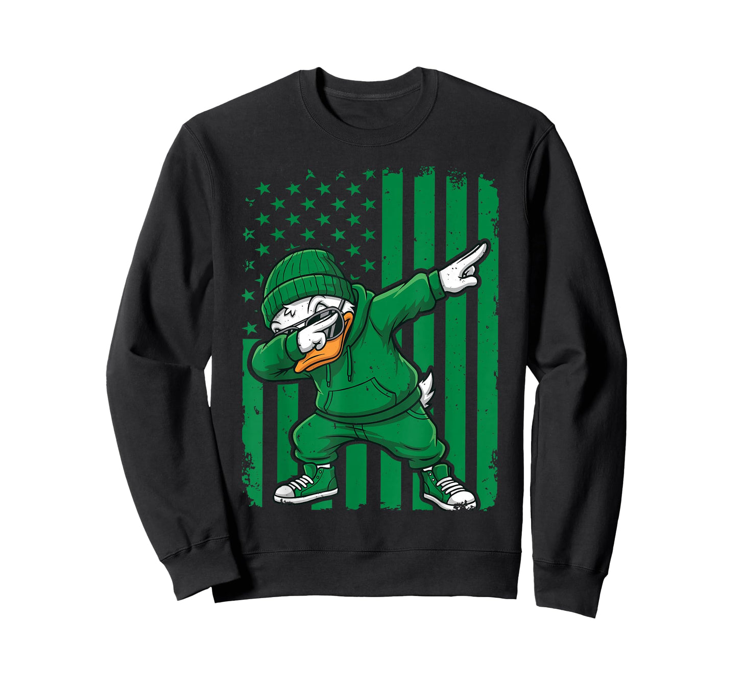 Vintage Dabbing Duck Graphic for Men Women Boys Girls Kids T-Shirt