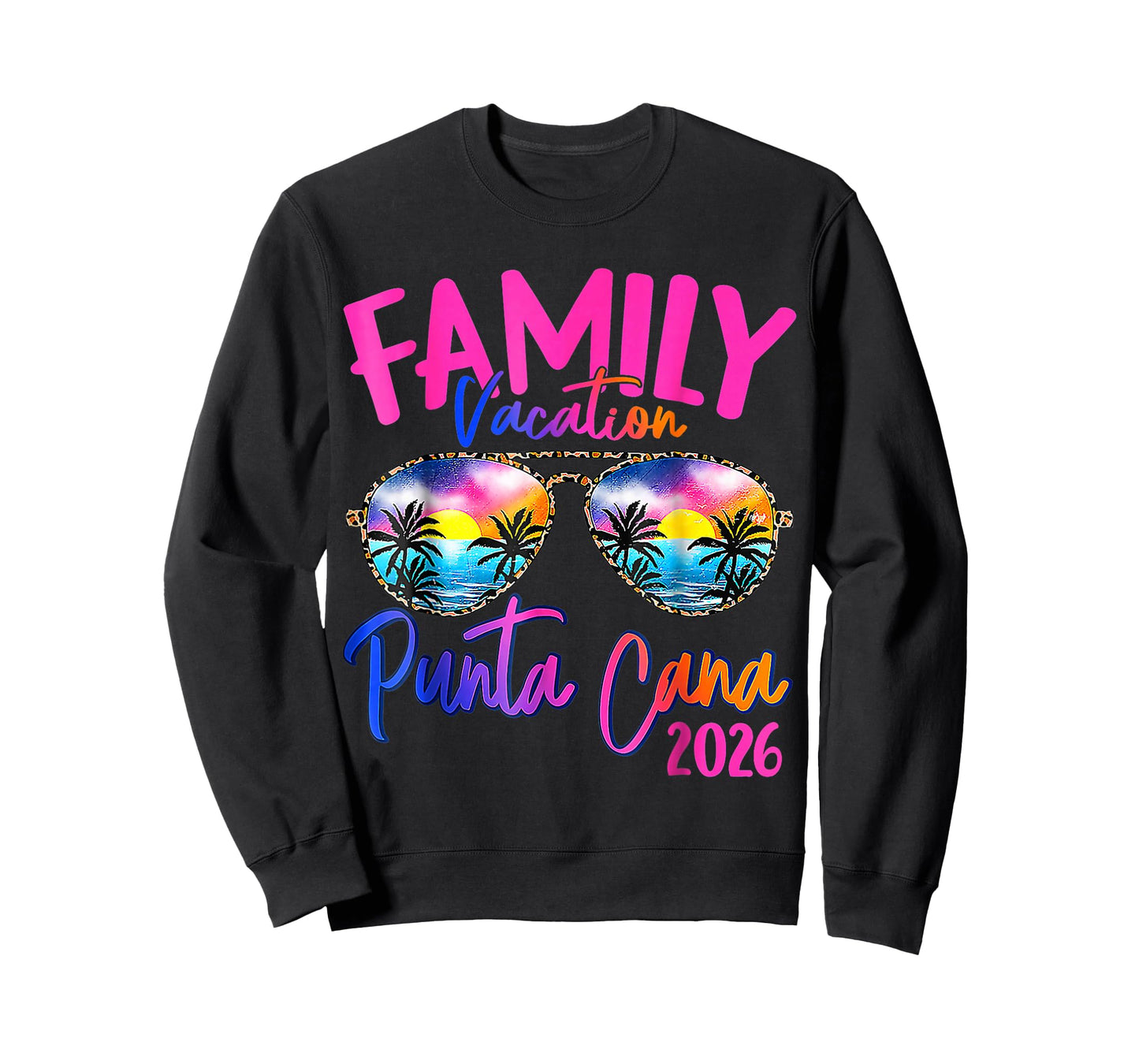 Family Vacation Punta Cana 2026 Matching Holiday Summer T-Shirt