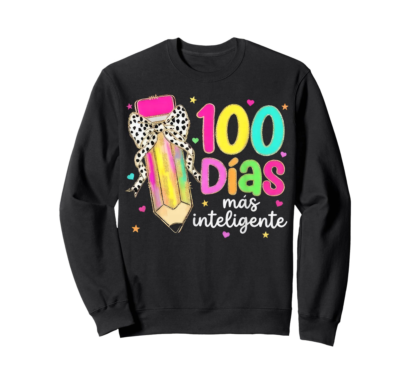 100 Dias mas inteligente Spanish Teacher 100th Day School T-Shirt