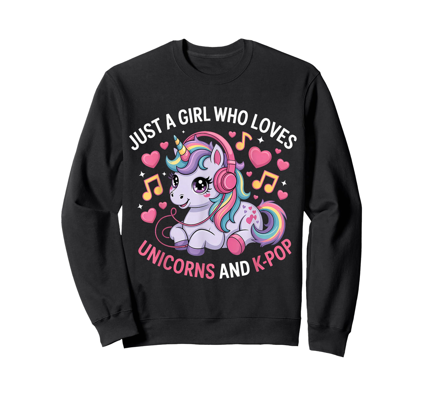 K-Pop Just A Girl Who Loves Unicorns and K-Pop K Pop Kpop T-Shirt