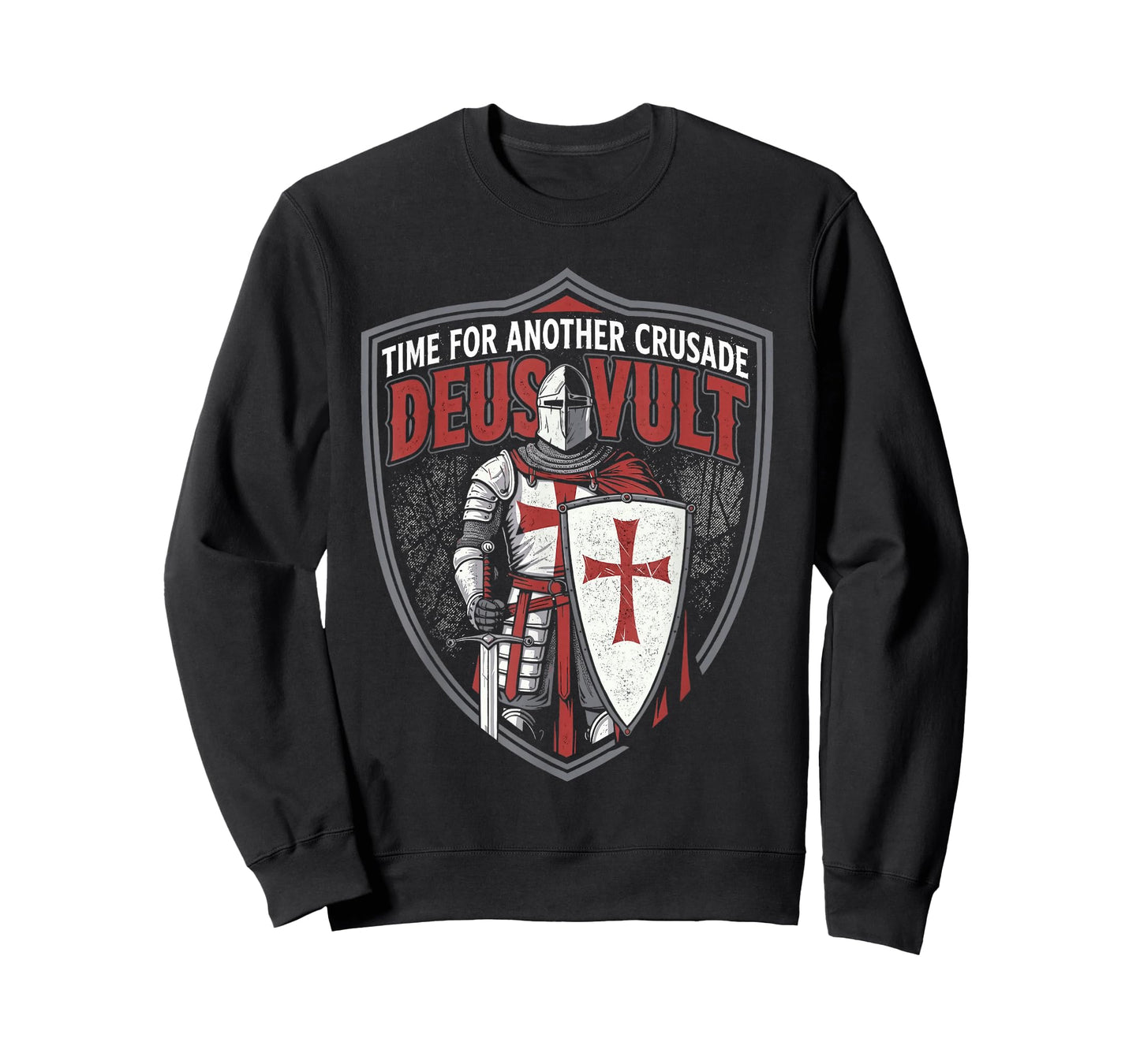 Time for Another Crusade Deus Vult Knights Templar Crusades T-Shirt
