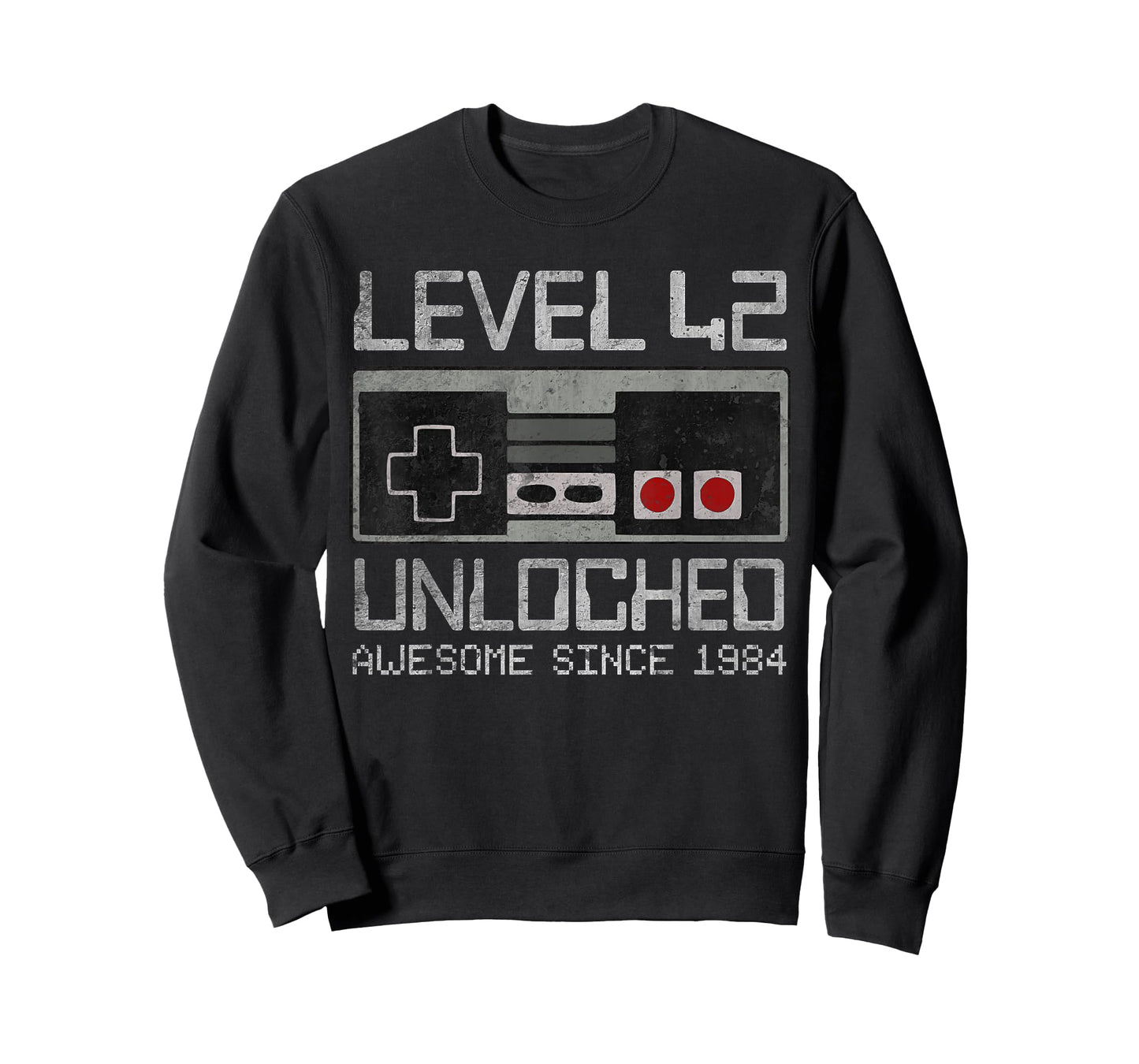 Level 42 Unlocked 42nd Birthday 42 Year Old Video Gamer Men T-Shirt