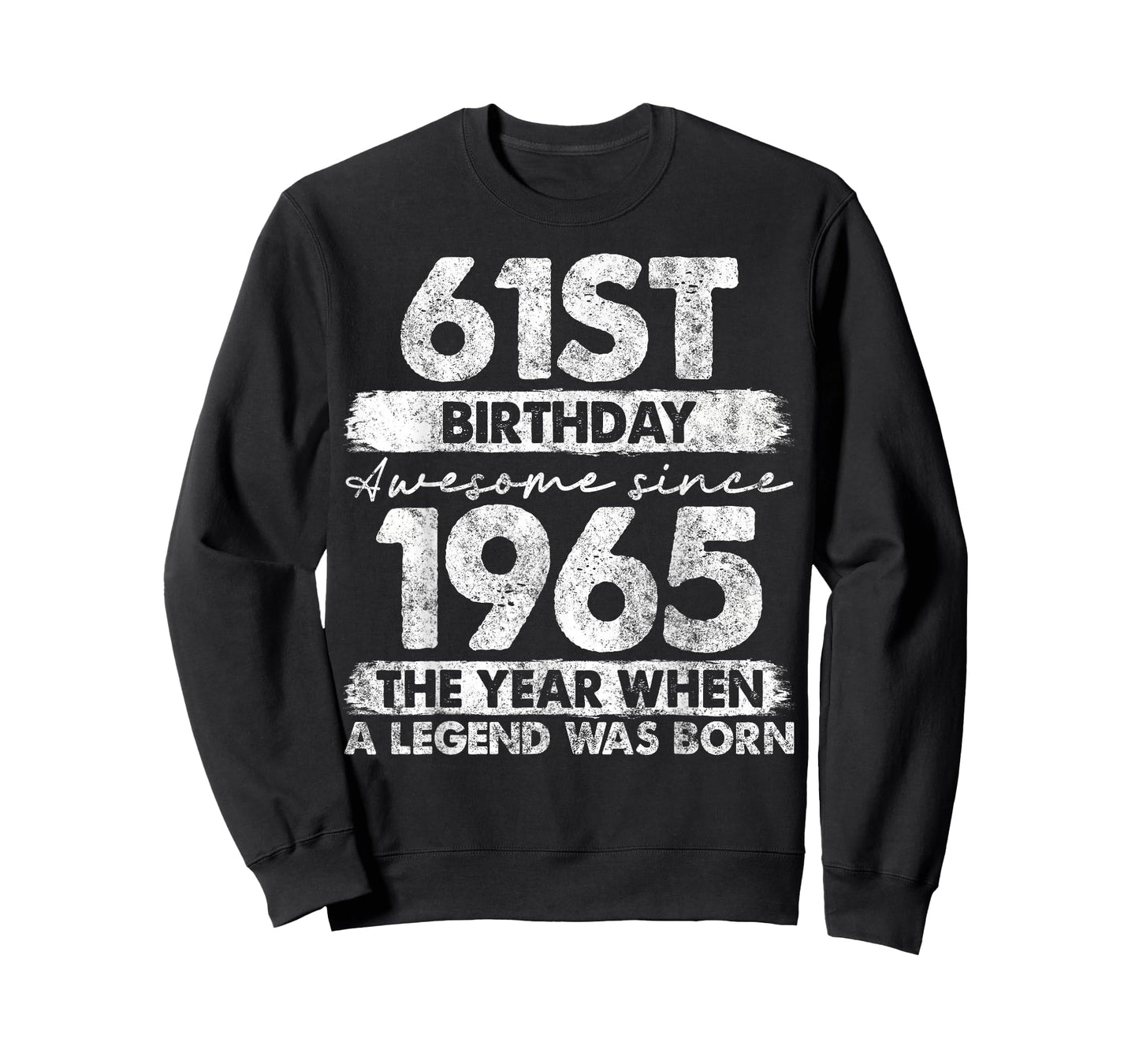 61 Year Old Gifts Vintage 1965 Limited Edition 61st Birthday T-Shirt
