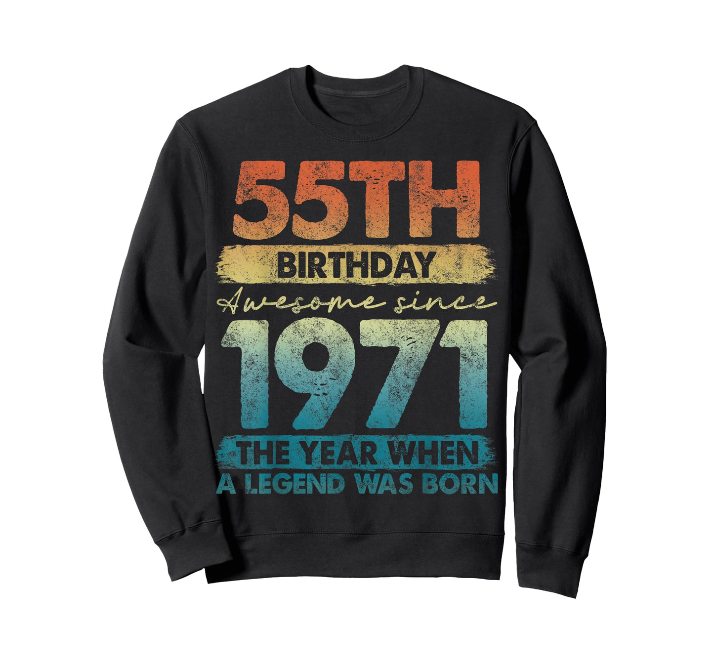 55 Year Old Gifts Vintage 1971 Limited Edition 55th Birthday T-Shirt