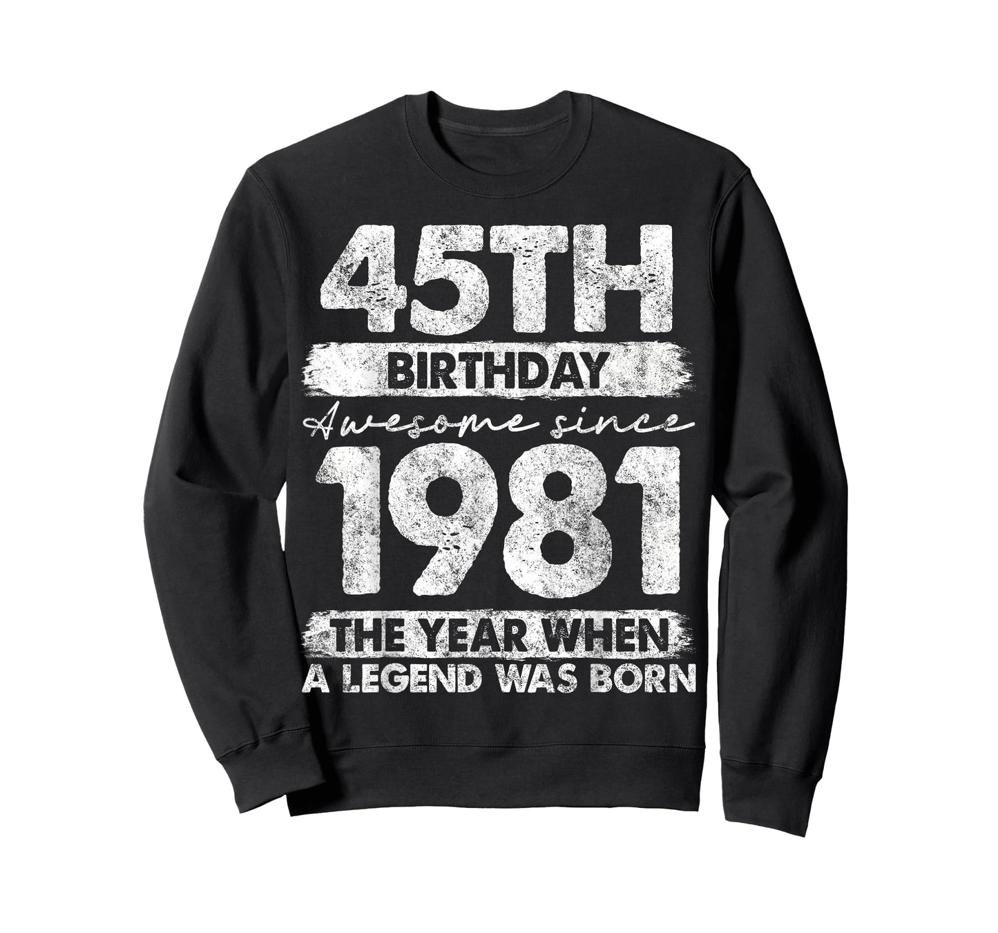 45 Year Old Gifts Vintage 1981 Limited Edition 45th Birthday T-Shirt