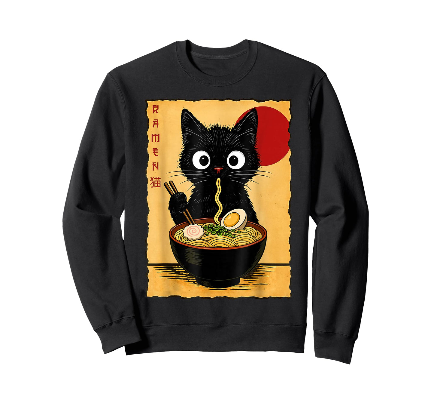 Japanese Funny Graphic Tees Kawaii Cat T-Shirt