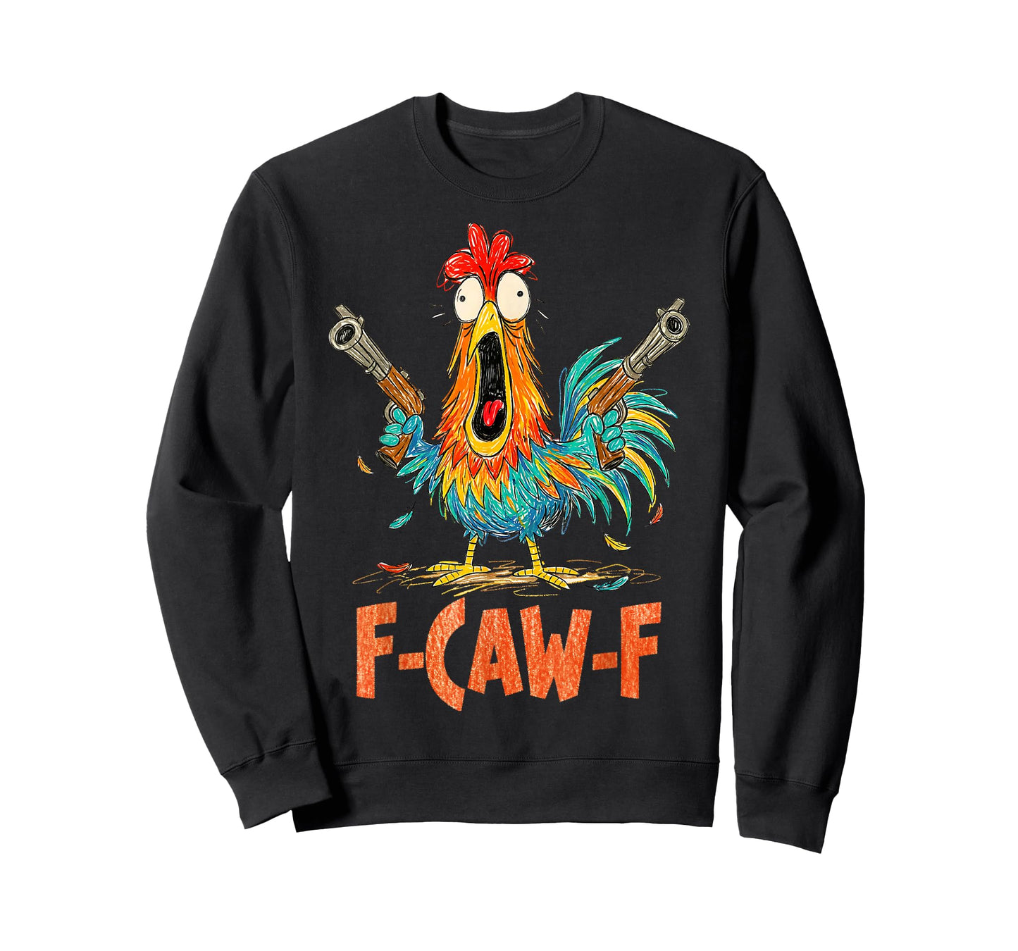 F-Caw-F Rooster Funny Bird FCAW-F Chicken Whisperer Fawk Off T-Shirt