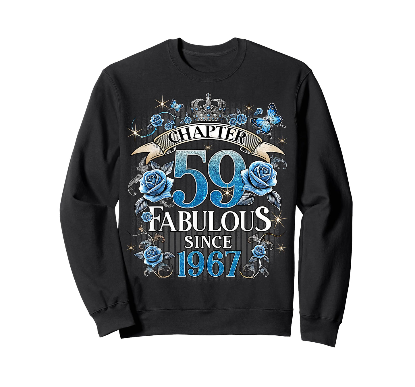 Chapter 59 Fabulous Since 1967 Roses 59th Birthday Women T-Shirt