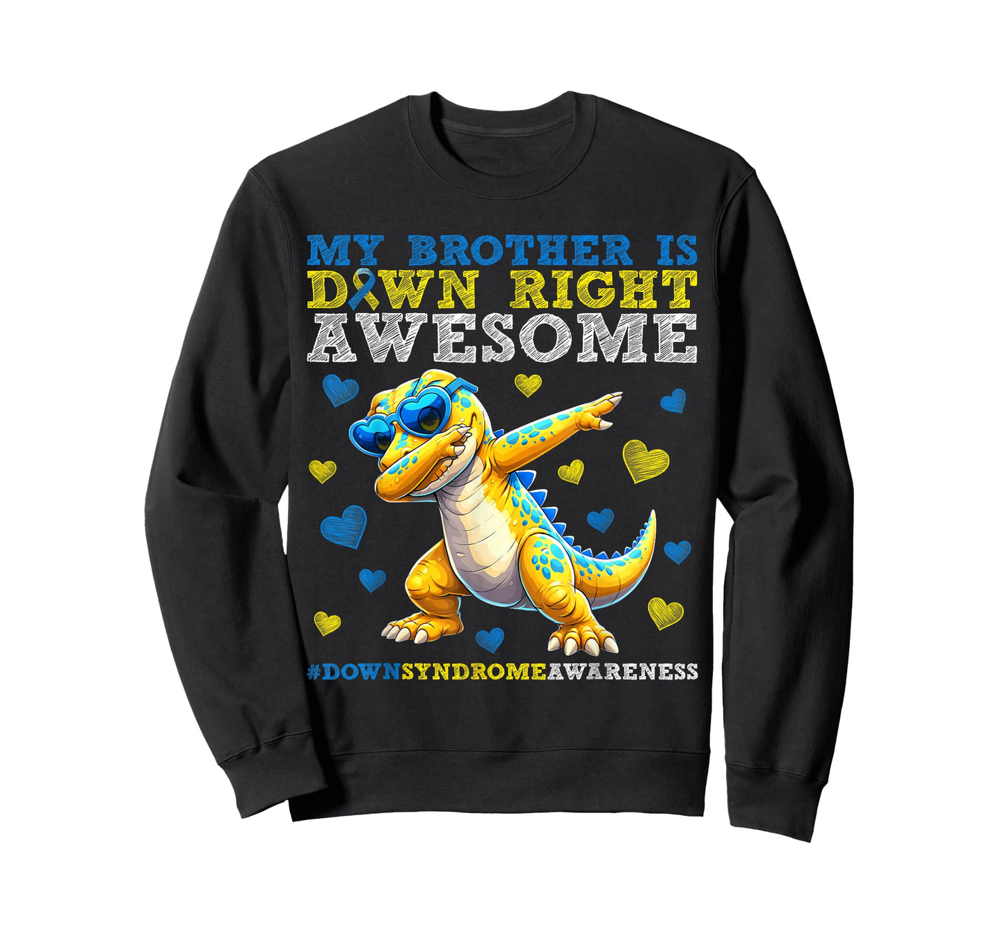 My Brother is Down Right Awesome Down Syndrome Awareness Boy T-Shirt