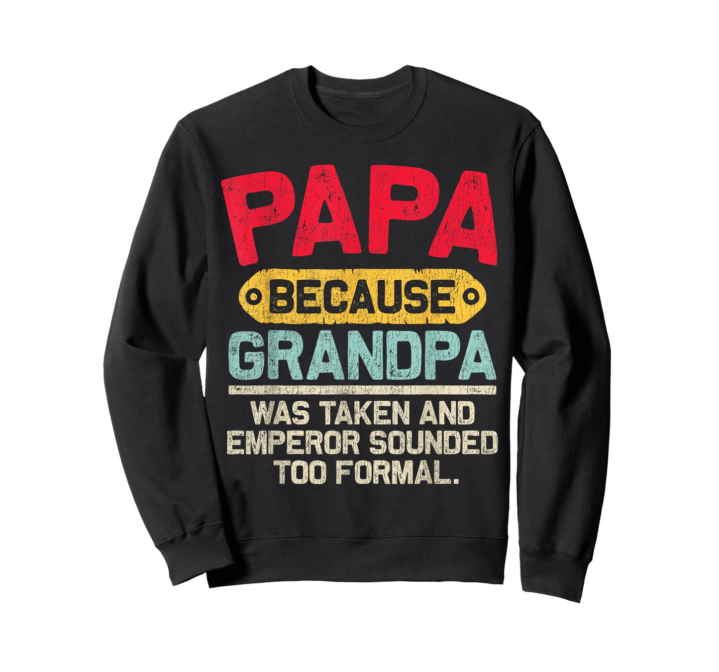 Mens Papa Shirts for Men Grandpa Fathers Day Papa from Grandkids T-Shirt