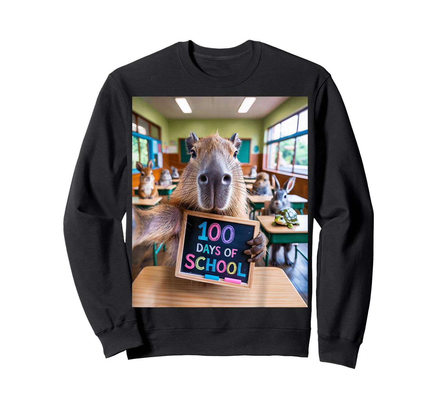 Capybara Selfie 100 Days of School Design for Capybara T-Shirt