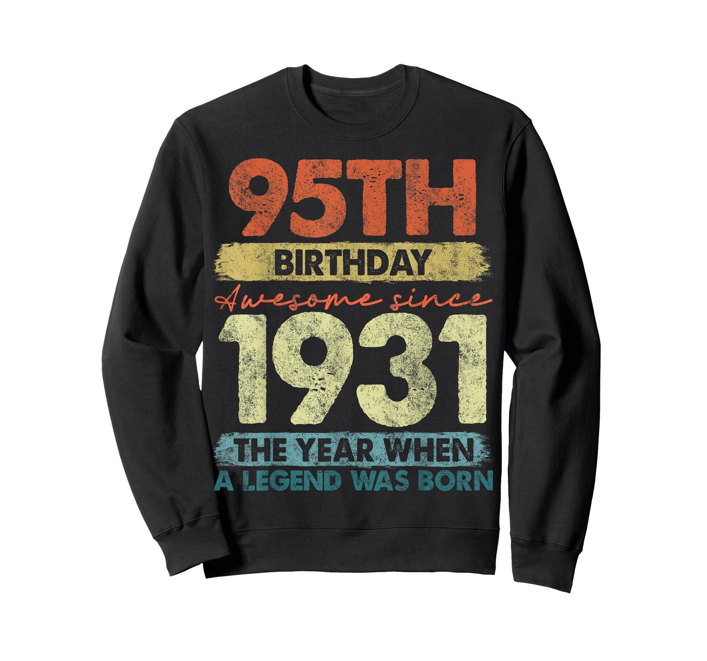95 Year Old Gifts Vintage 1931 Limited Edition 95th Birthday T-Shirt