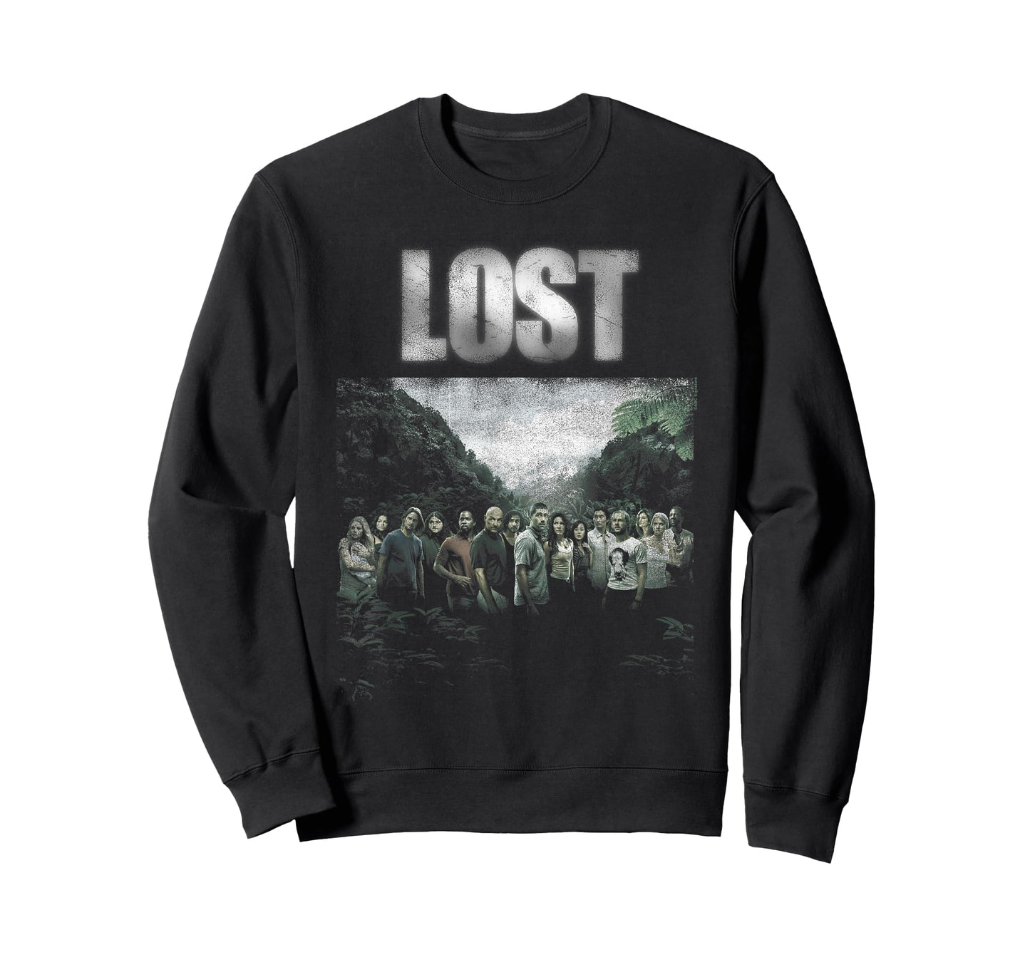 Lost Vintage Distressed Season 2 Cast Photo TV Show T-Shirt