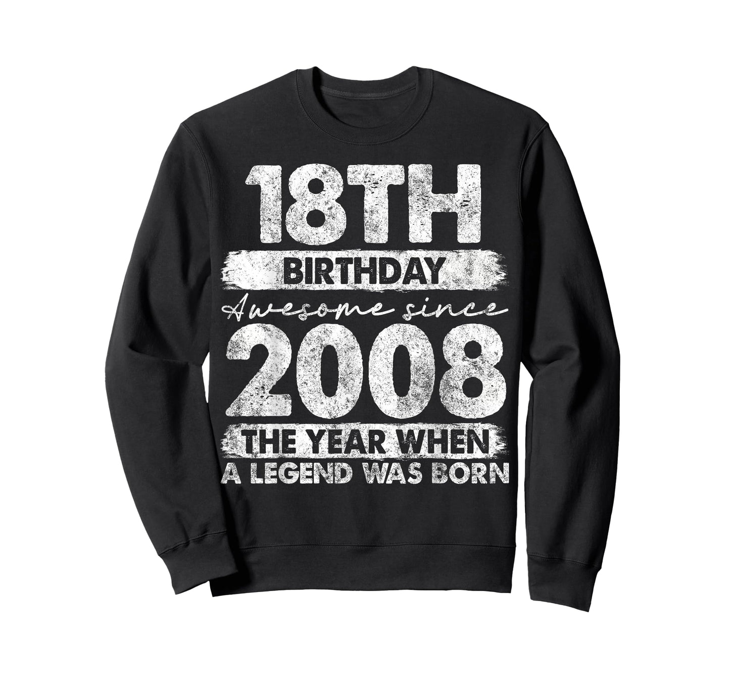 18 Year Old Gifts Vintage 2008 Limited Edition 18th Birthday T-Shirt