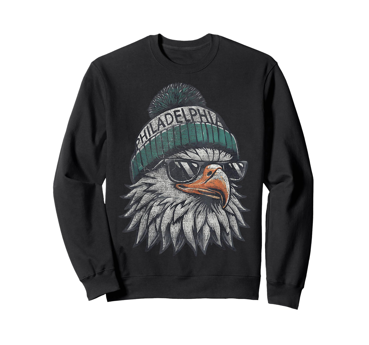 Vintage Eagle with Sunglasses Men Women Kids Cool T-Shirt
