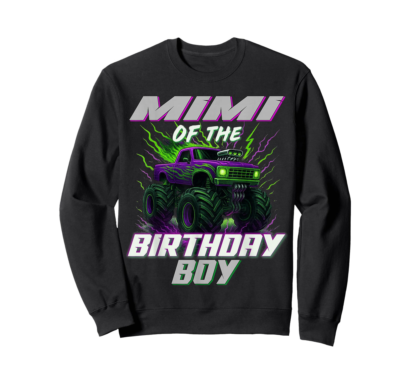 Mimi of The Birthday Boy Monster Truck T-Shirt