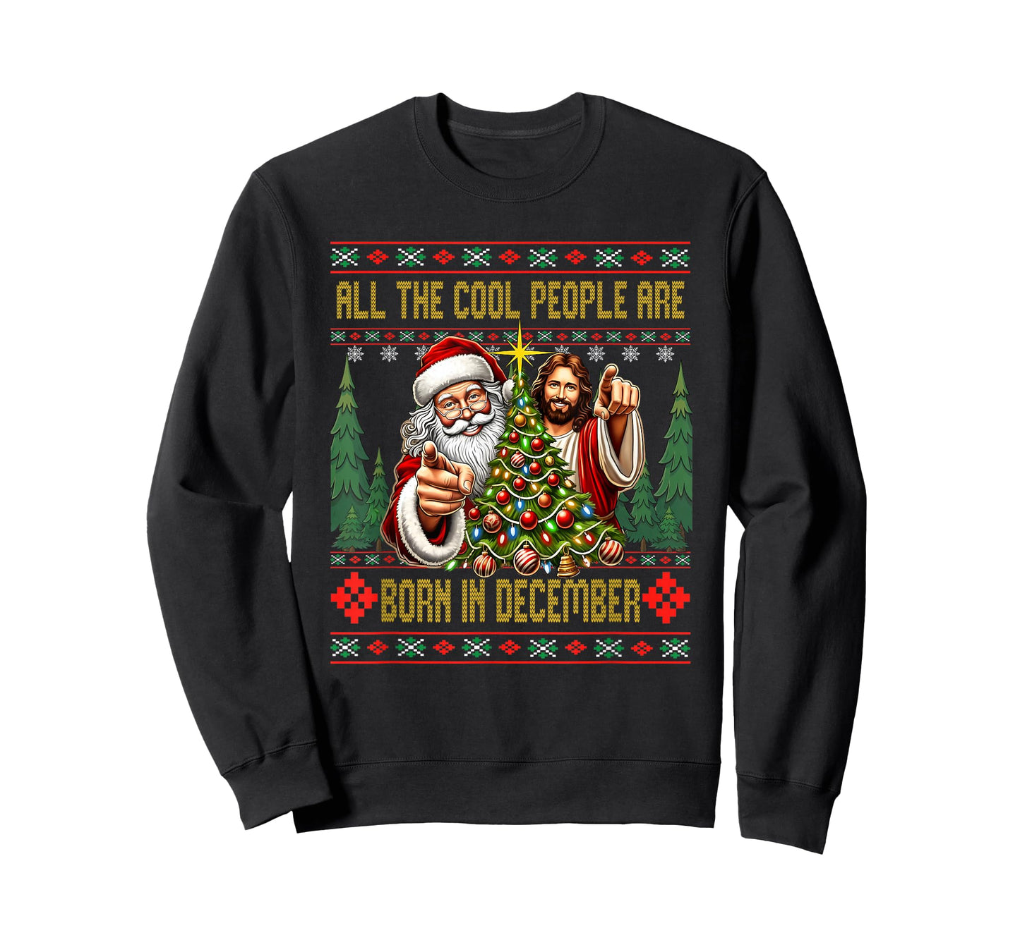 Cool People are Born in December Christian Christmas Bday T-Shirt