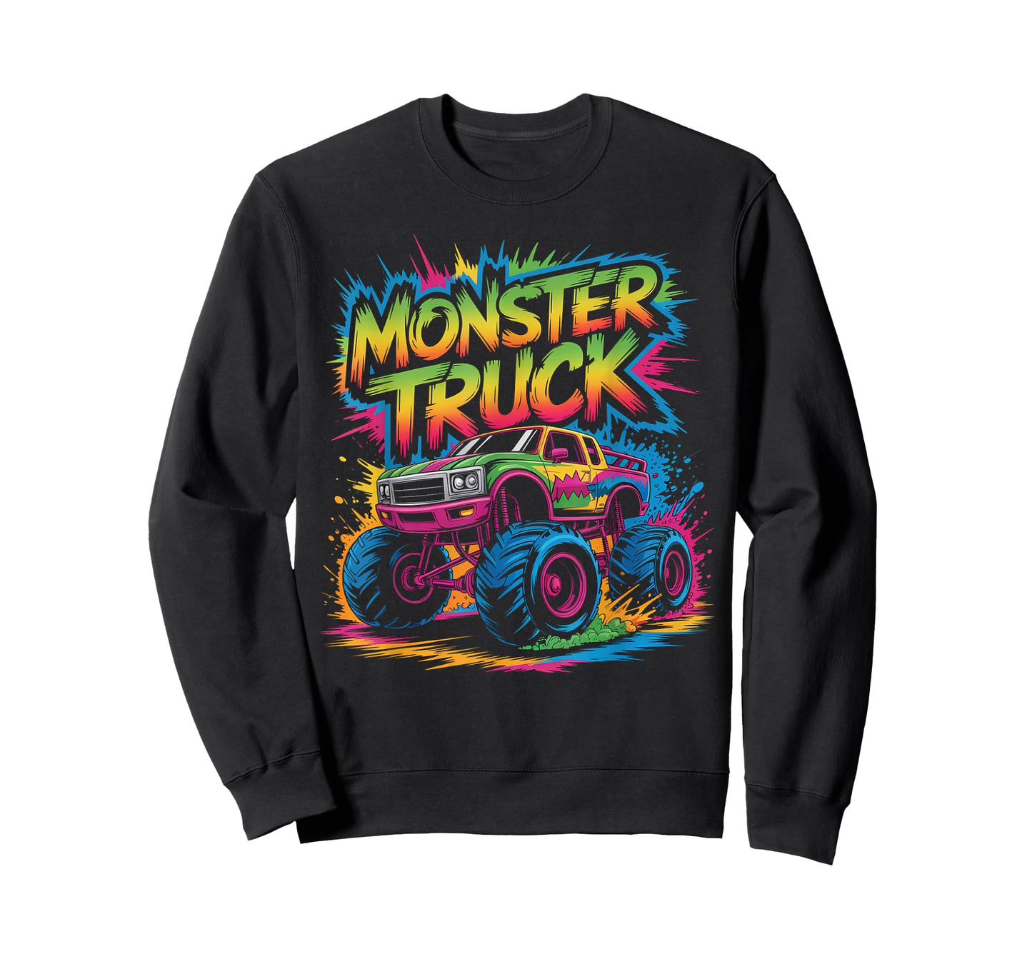 Monster Truck Birthday Party for Toddlers Youth & Adults T-Shirt