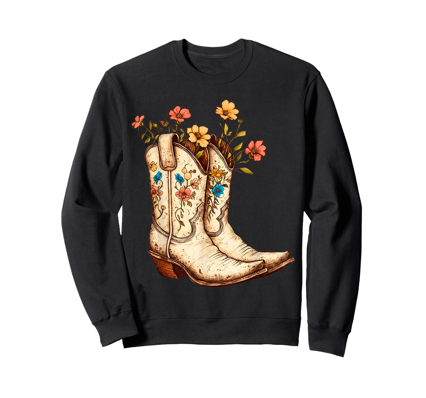 Cowgirl Boots Rodeo Western Country Rodeo Cowboy Boots T-Shirt