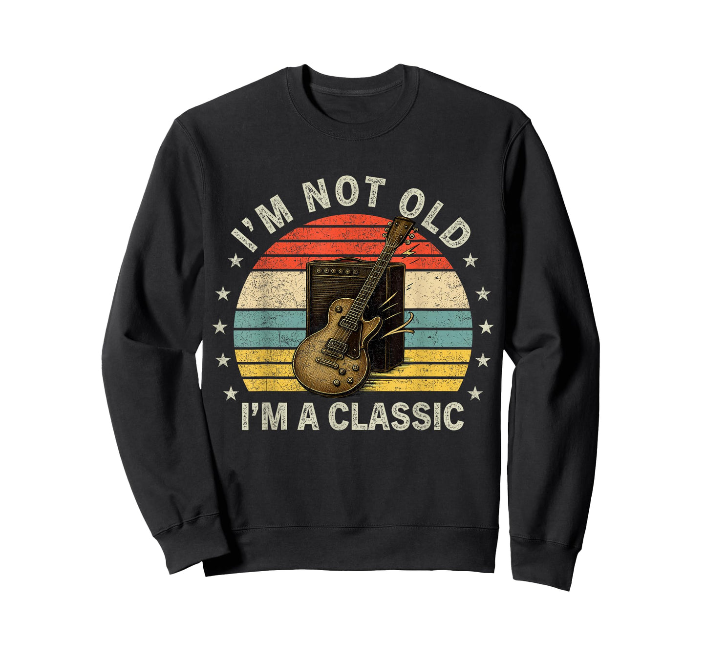 I’m Not Old I’m A Classic Shirt Vintage Guitar Music Lover T-Shirt