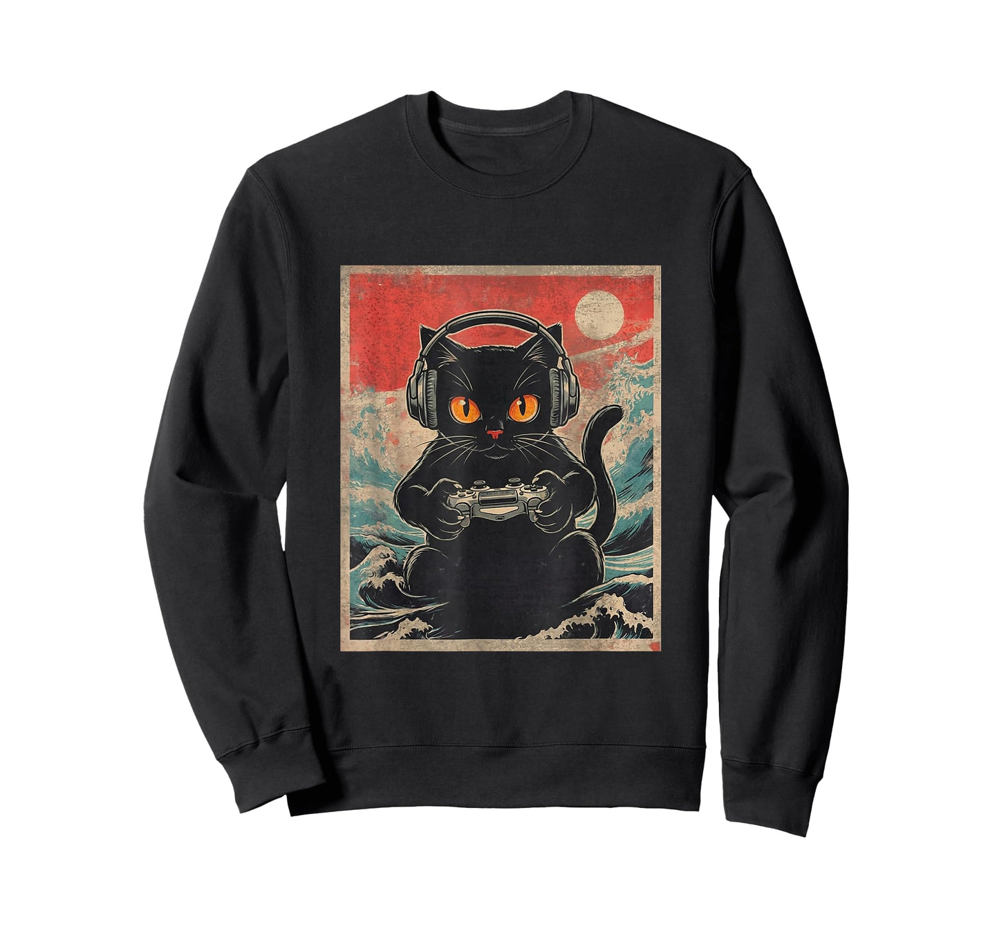 Cute Anime Gamer Kawaii Cat Japanese Gaming Gift Boys Teen T-Shirt
