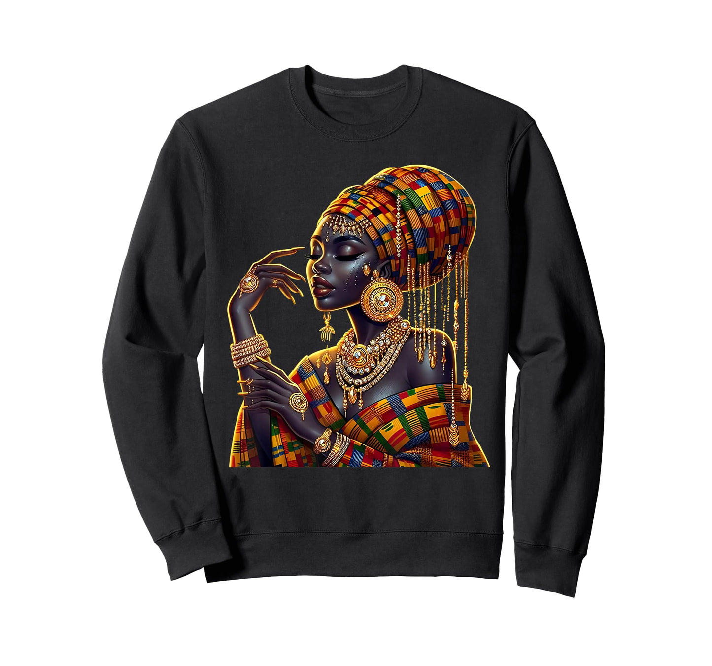 Love Black Woman African Melanin Queen Black History Month T-Shirt