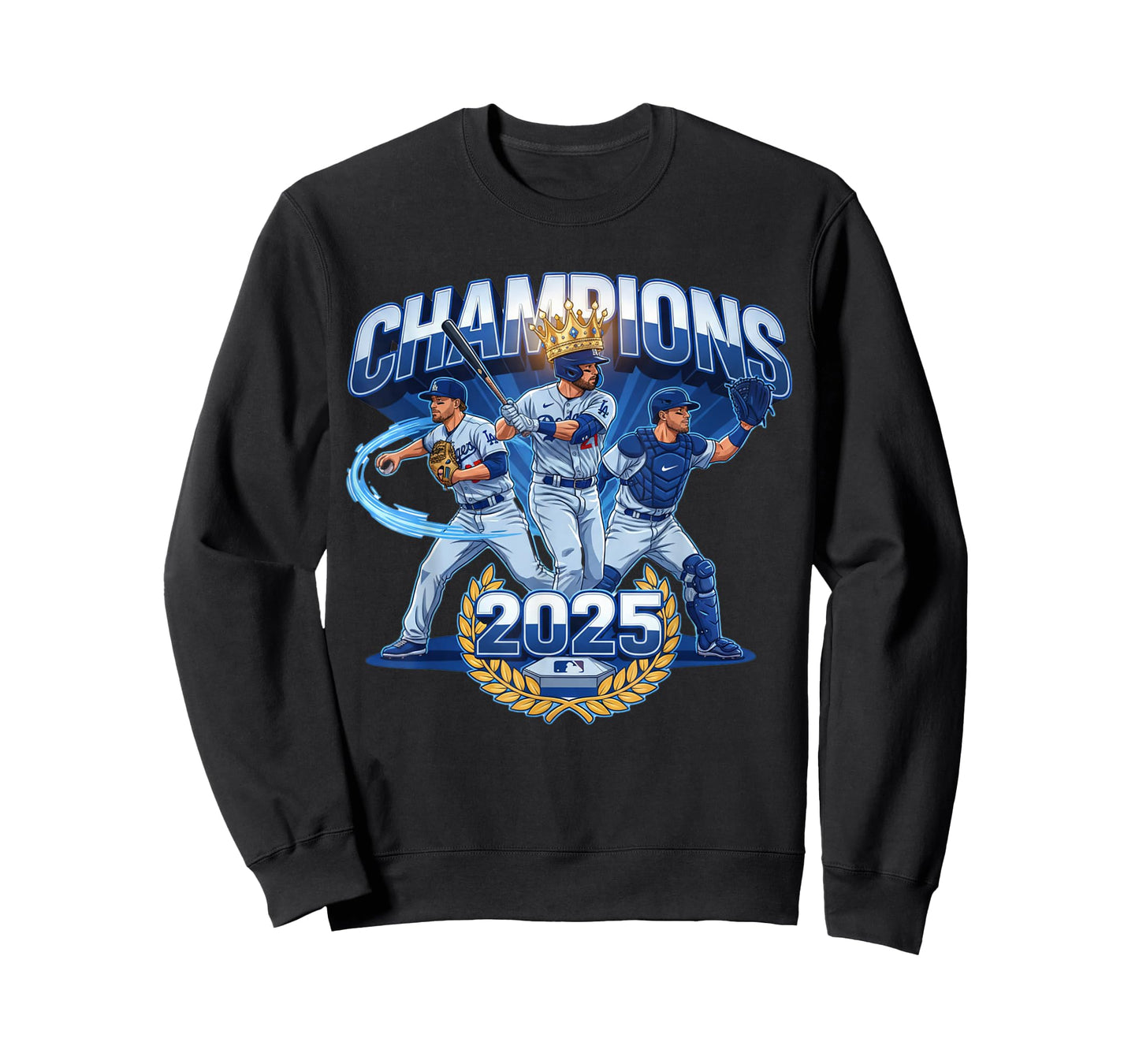 Champions 2025 Baseball Retro Athletic Celebration Theme T-Shirt