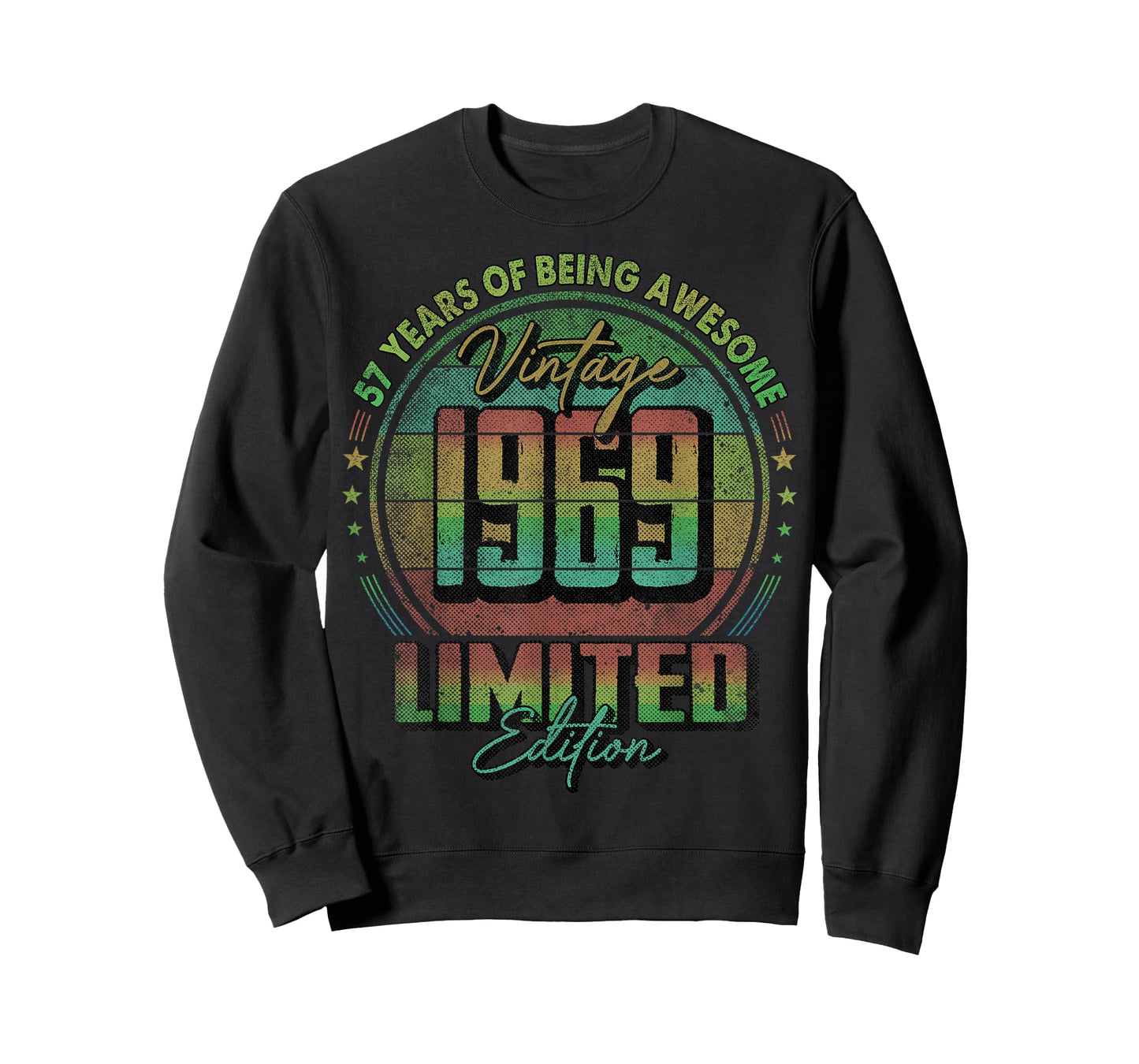 Vintage 1969 Limited Edition Shirt 57 Year Old 57th Birthday T-Shirt