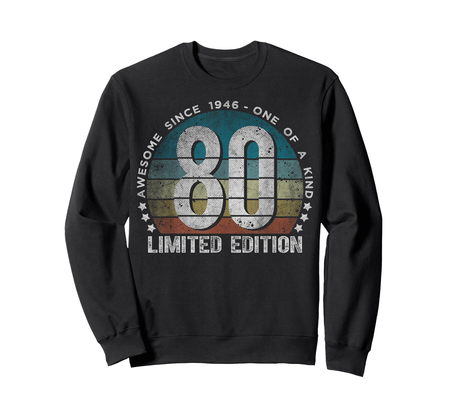 80 Year Old Gifts Vintage 1946 Limited Edition 80th Birthday T-Shirt