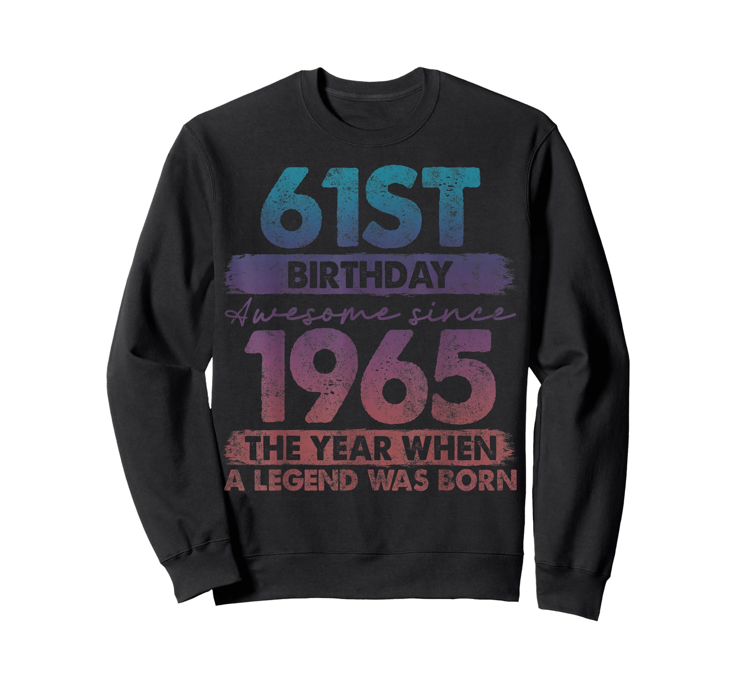 61 Year Old Gifts Vintage 1965 Limited Edition 61st Birthday T-Shirt