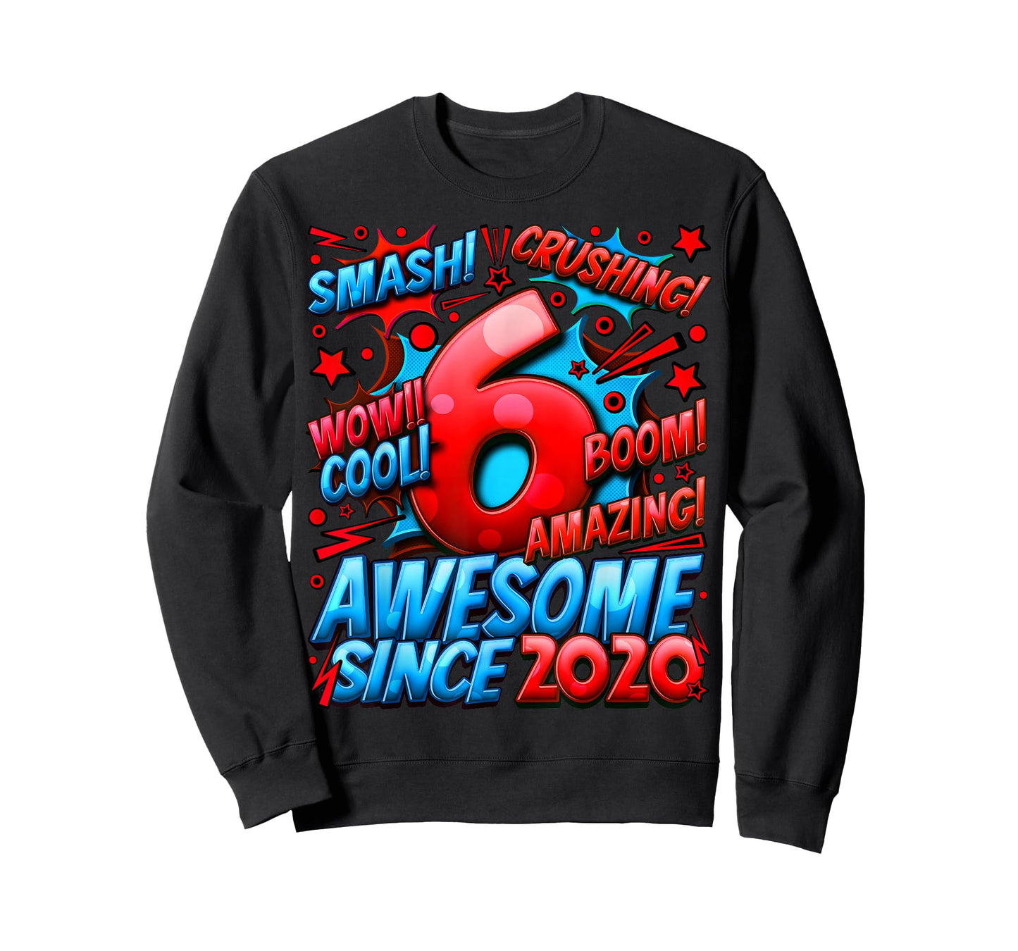 6 Year Old Gifts for Boys 6th Birthday Boy 6 Year Old Boy T-Shirt