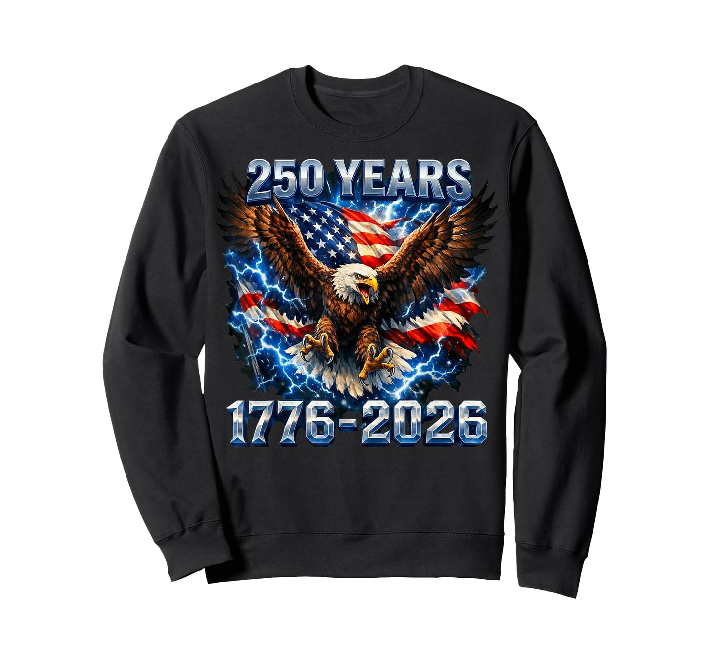 American Bald Eagle 1776-2026 250 Anniversary USA T-Shirt