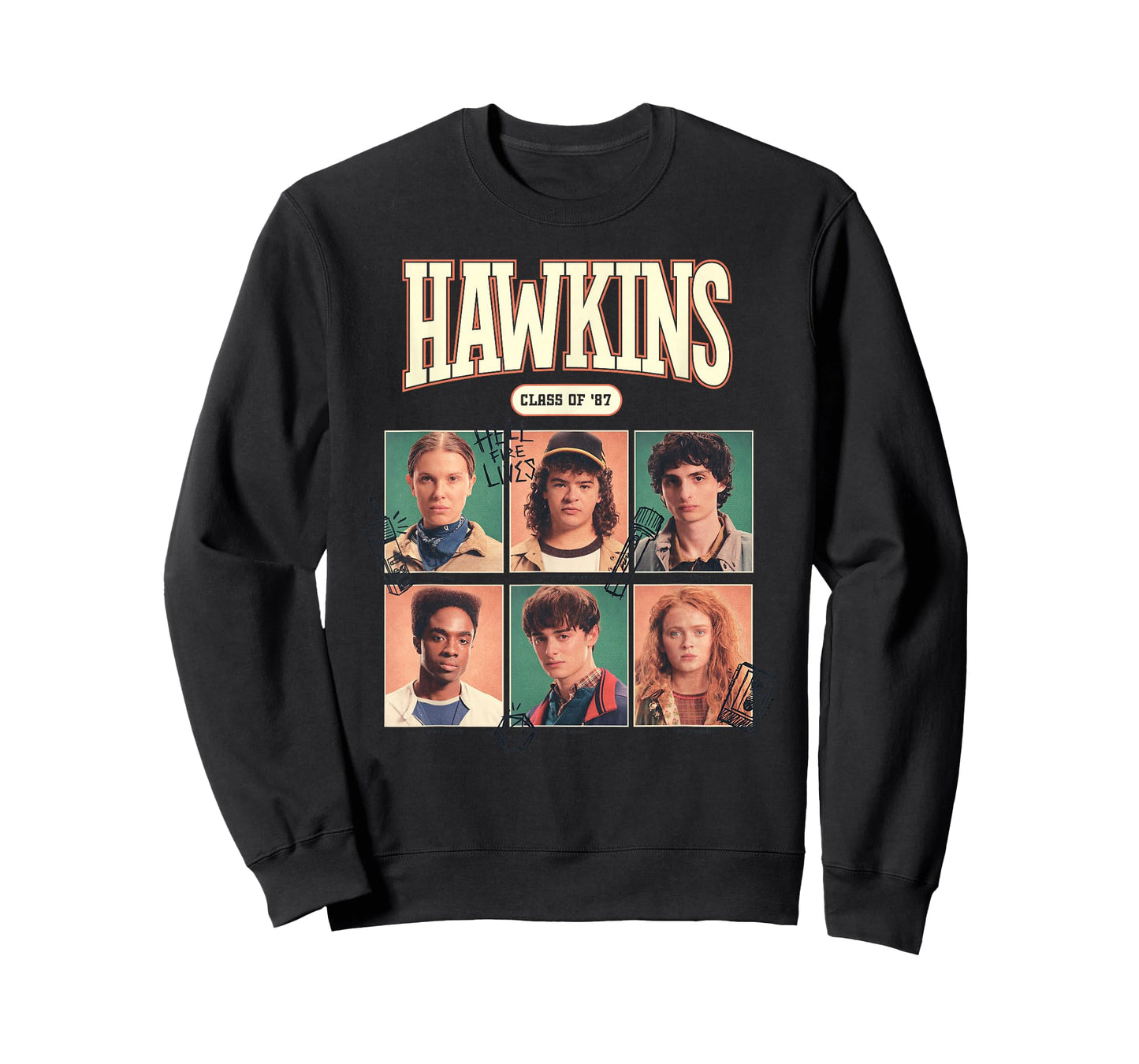Stranger Things Hawkins Class of 87 Officially Licensed T-Shirt