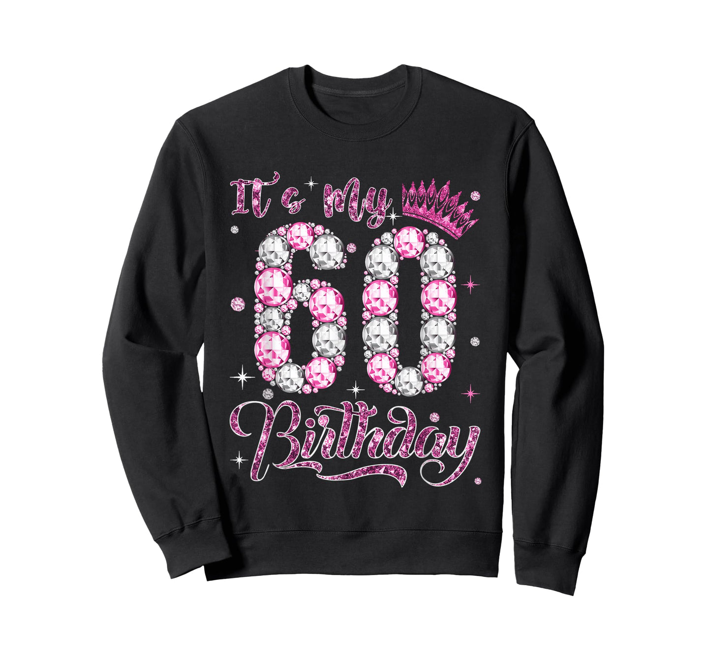 It's My 60th Birthday Women Queen Diamond Crown 60 Year Old T-Shirt