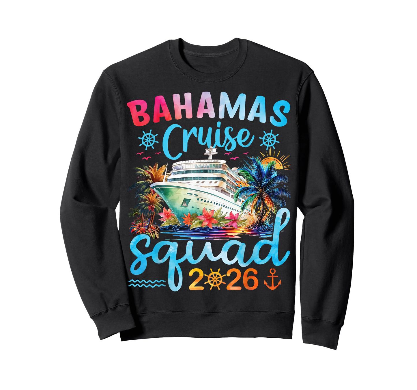 Bahamas Cruise Squad 2026 Cruising Together Family Matching T-Shirt