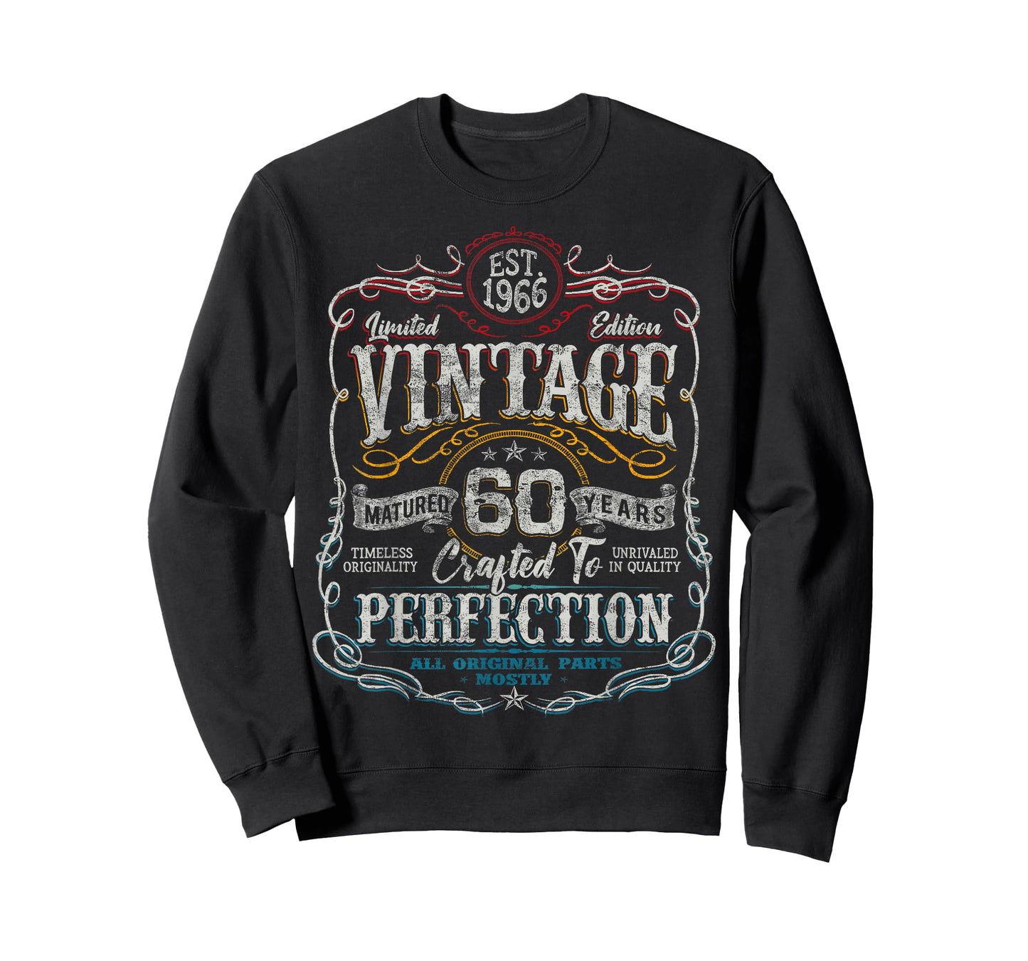 Vintage 1966 Limited Edition Shirt 60 Year Old 60th Birthday T-Shirt