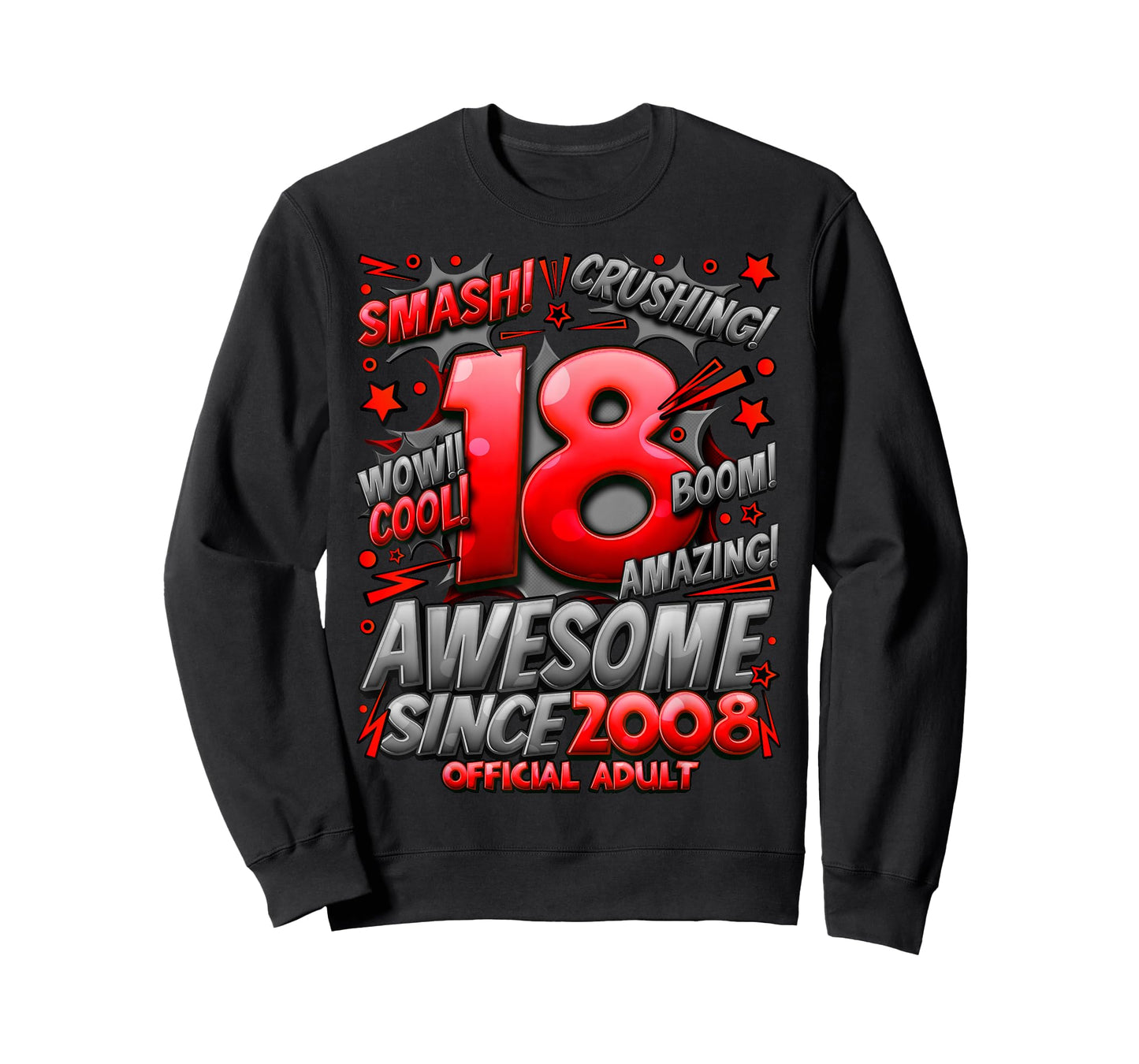 Official Adult 18 Year Old Gifts for Boys 18th Birthday Boy T-Shirt