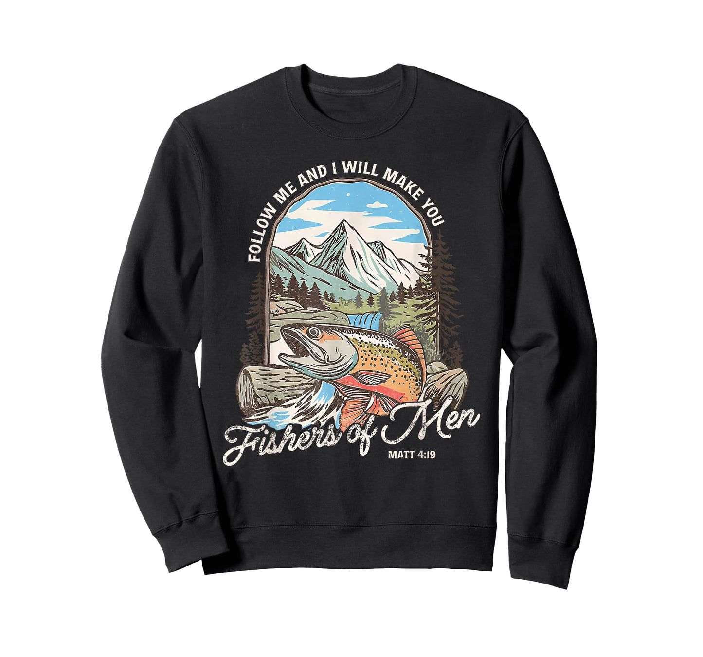 Follow Me & I Will Make You Fishers of Men Christian Jesus T-Shirt