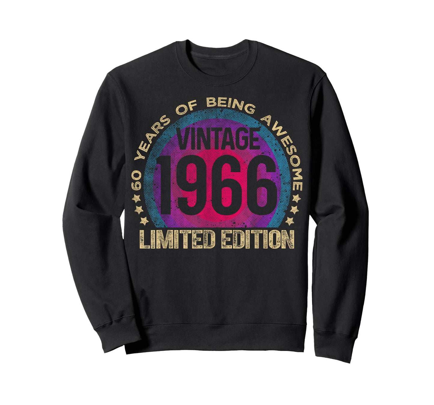 60 Year Old Gifts Vintage 1966 Limited Edition 60th Birthday T-Shirt