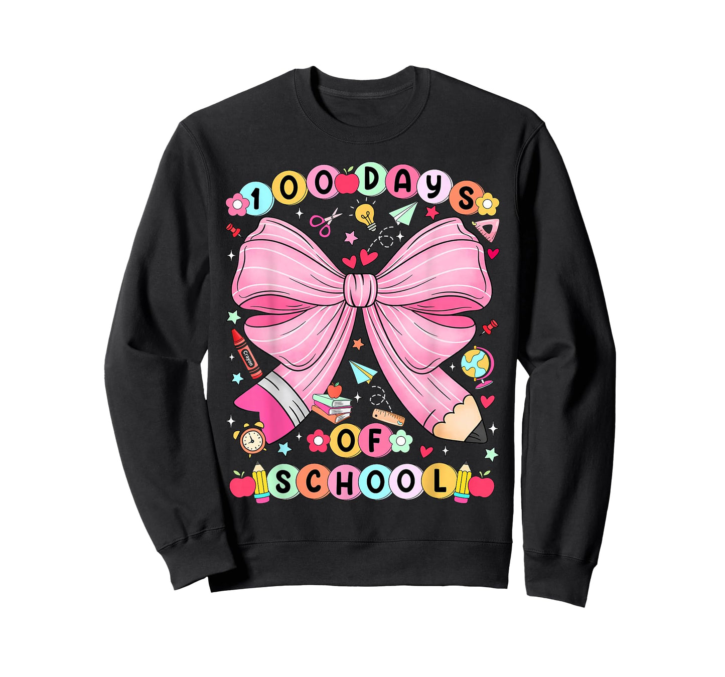 100 Days of School Coquette Bracelet 100 Days Smarter Kids T-Shirt