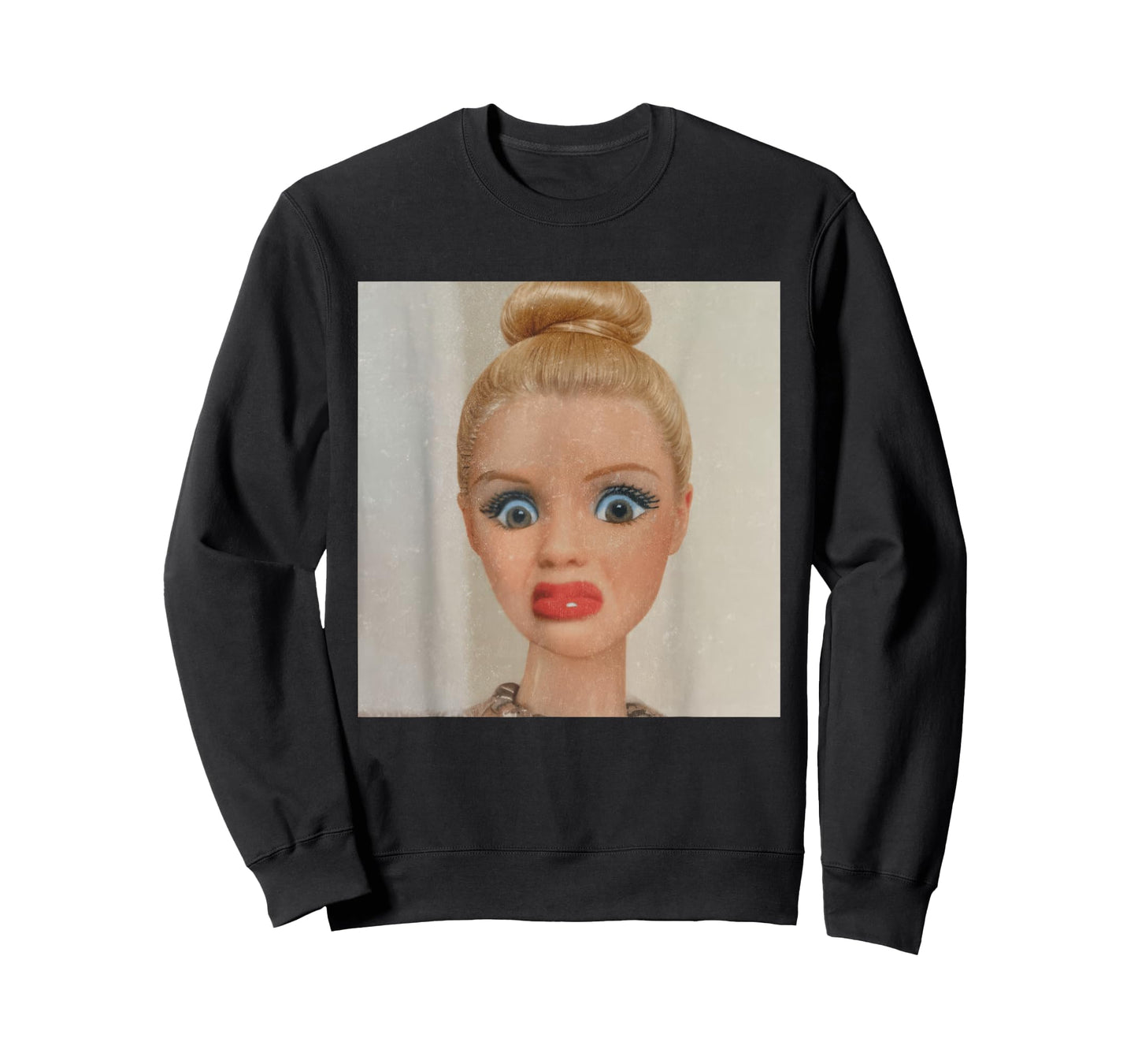 Funny Disgusted Doll face Meme Disgusting Reaction Sarcastic T-Shirt