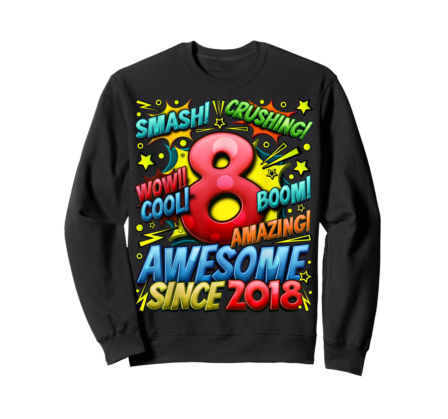 8 Year Old Gifts for Boys 8th Birthday Boy 8 Year Old Boy T-Shirt