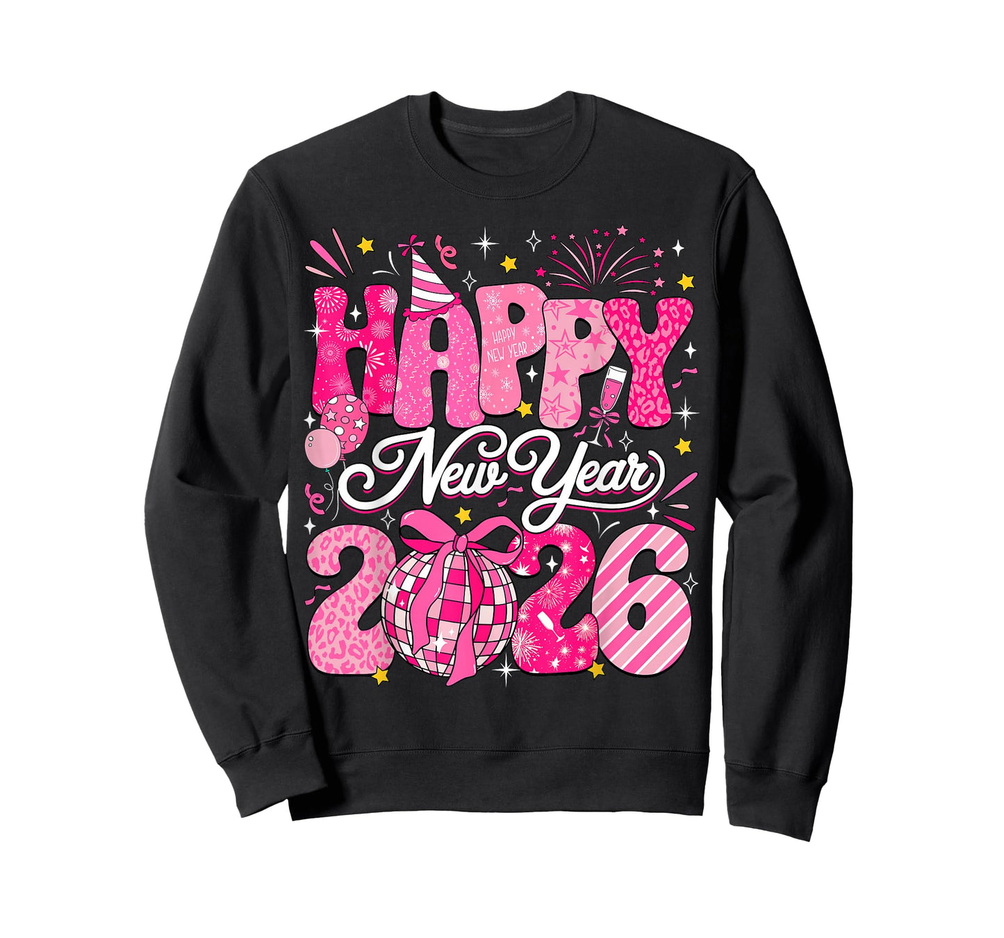 Happy New Year 2026 Eve Party NYE Family Matching Women Kids T-Shirt