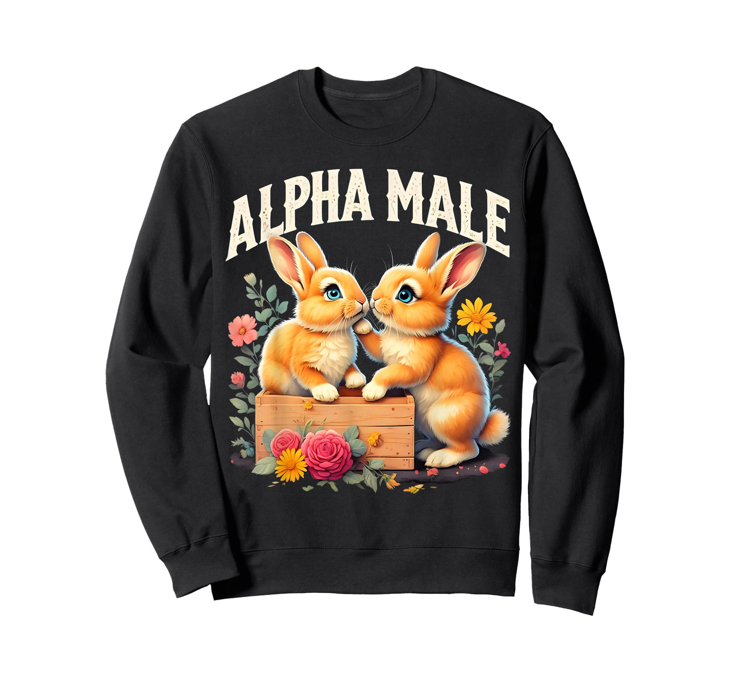 Funny Rabbit Alpha Cute Meme Male Men or Women T-Shirt